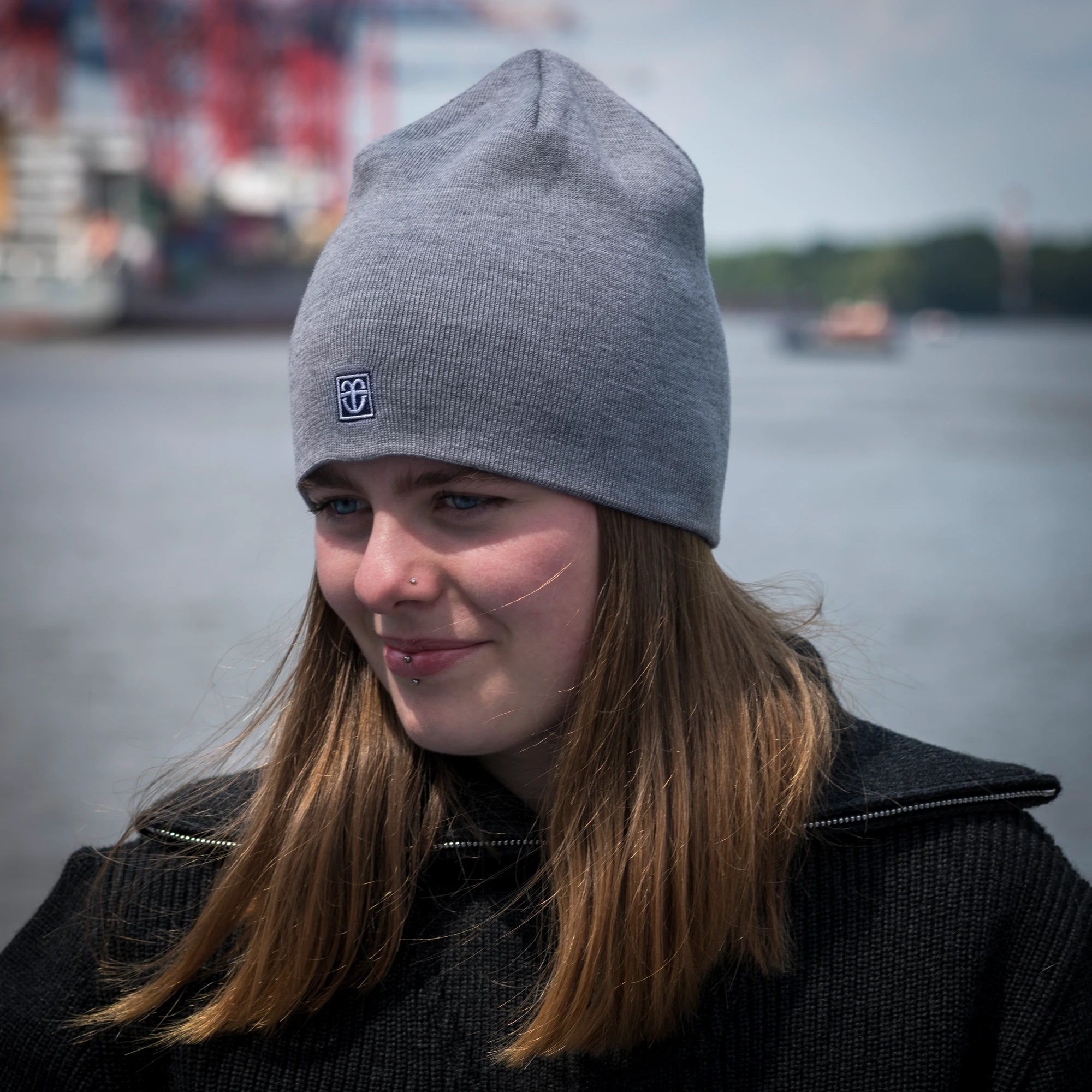 Feine Mütze glatt