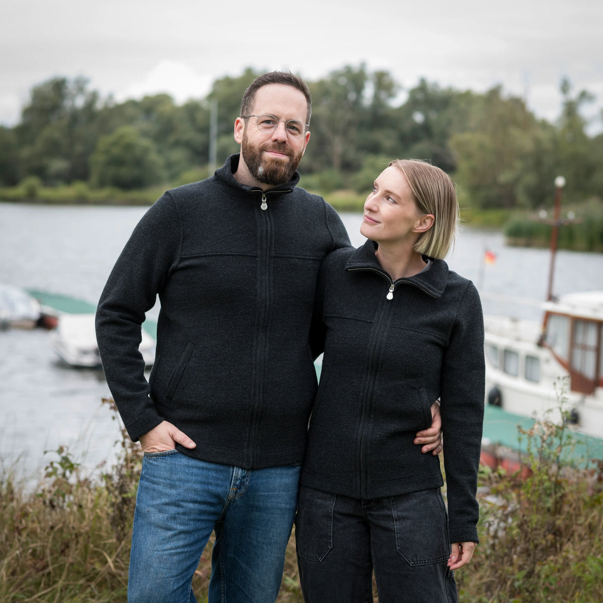 Jacke leicht mit Kragen
