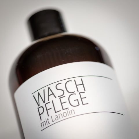 Waschpflege mit Lanolin