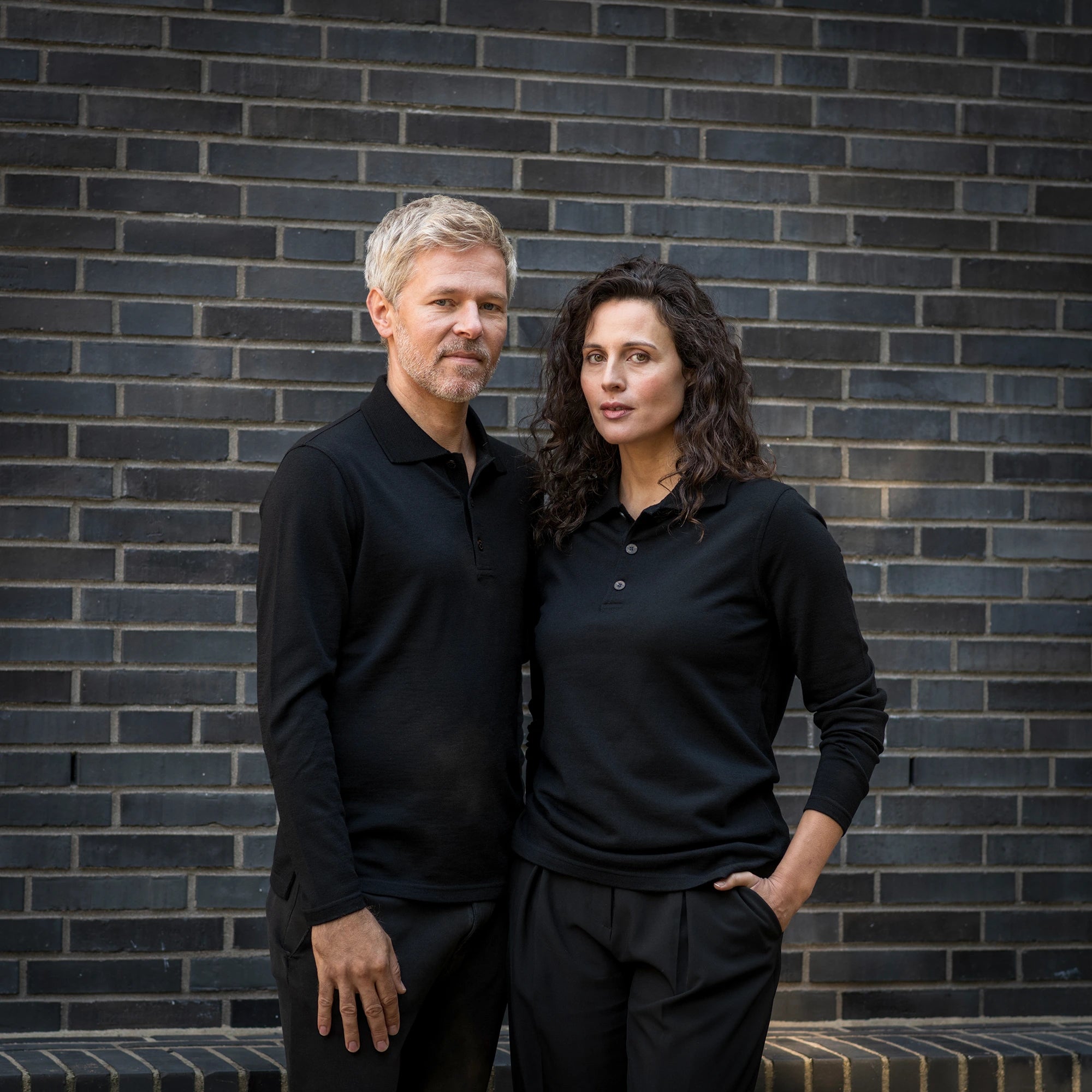 Poloshirt Langarm