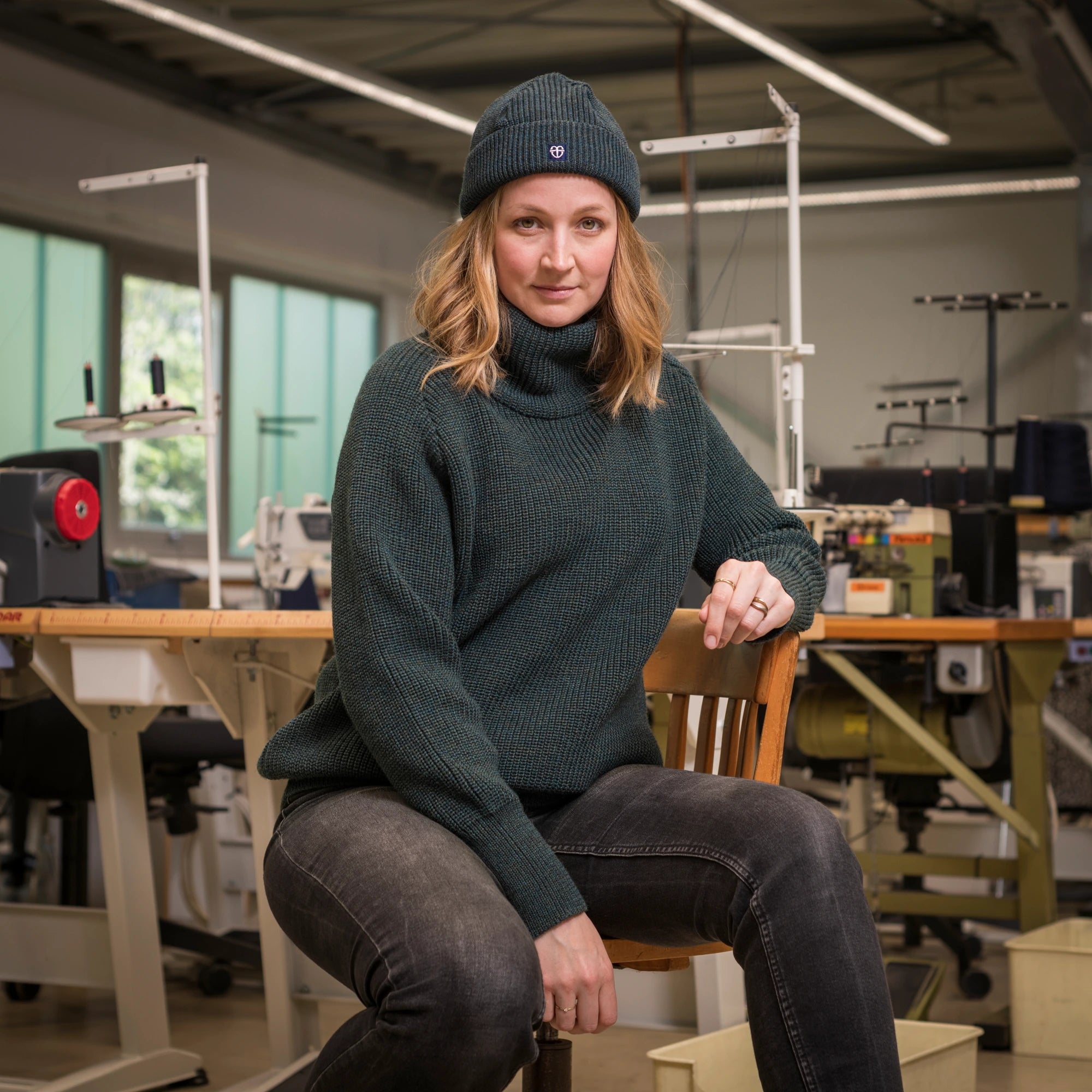 Pullover Perlfang Raglan
