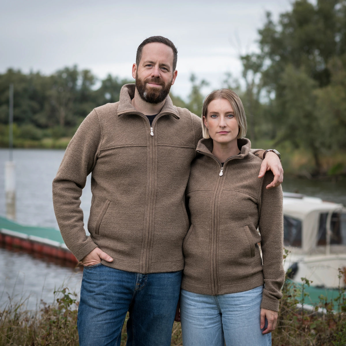 Jacke leicht mit Kragen