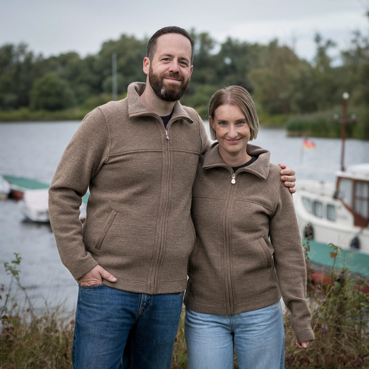 Jacke leicht mit Kragen