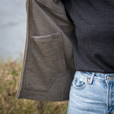 Jacke leicht mit Kragen
