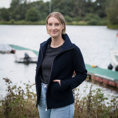Jacke leicht mit Kragen